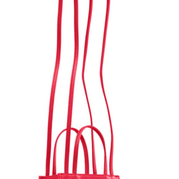 Telfar Small Shopping Bag - Red - Picture 3 of 3